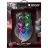 Gaming mouse DEFENDER BULLETSTORM GM-928 — optical, 7200 DPI, ambidextrous, 6–7 buttons, USB Type-A, black