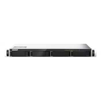QNAP TS-435XEU NAS Rack (1U) Marvell CN9131 4 GB DDR4 0 TB QNAP QTS Black, Grey