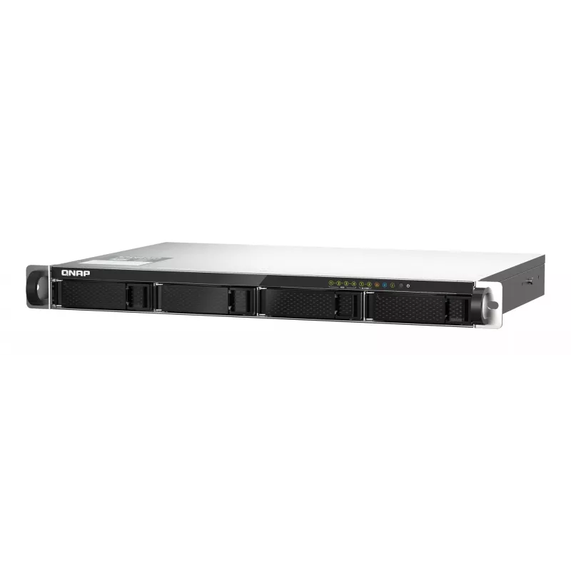 QNAP TS-435XEU NAS Rack (1U) Marvell CN9131 4 GB DDR4 0 TB QNAP QTS Black, Grey