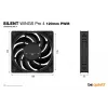 be quiet! SILENT WINGS PRO 4 | 120mm PWM Computer case Fan 12 cm Black 1 pc(s)