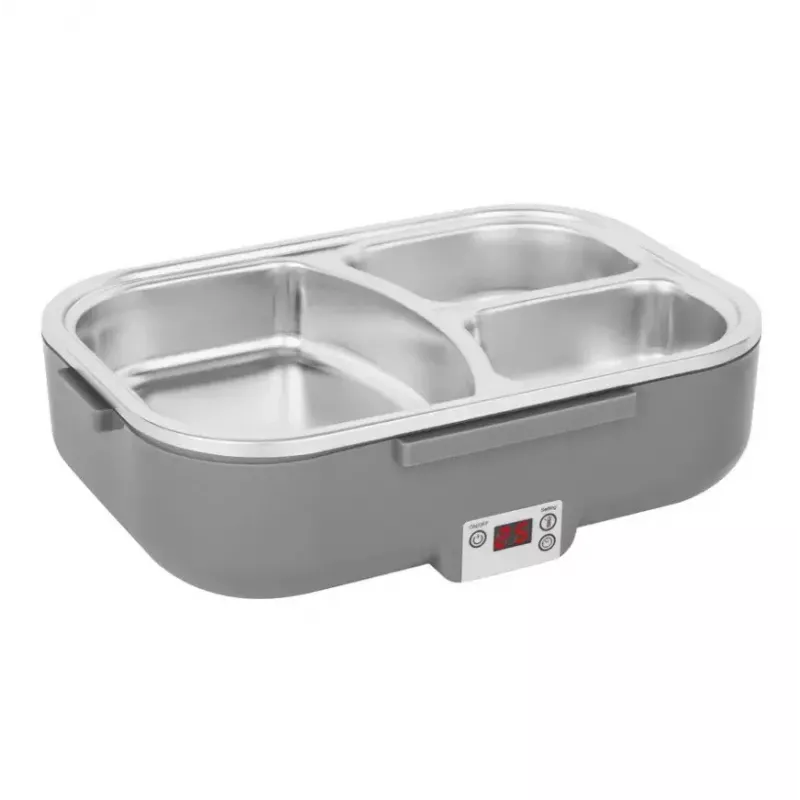 Noveen LB640 Electric Lunch Box, Dark Grey