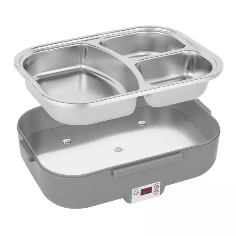 Noveen LB640 Electric Lunch Box, Dark Grey
