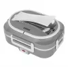 Noveen LB640 Electric Lunch Box, Dark Grey