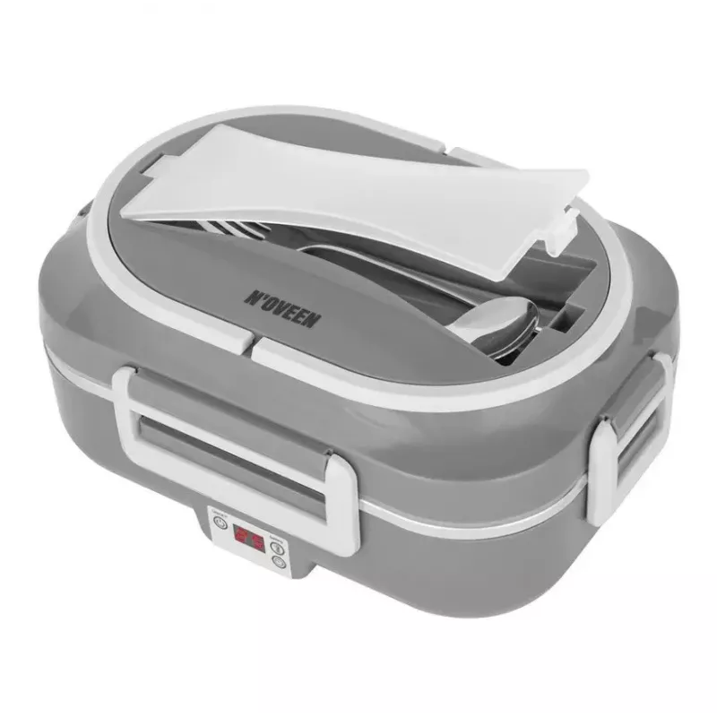 Noveen LB640 Electric Lunch Box, Dark Grey