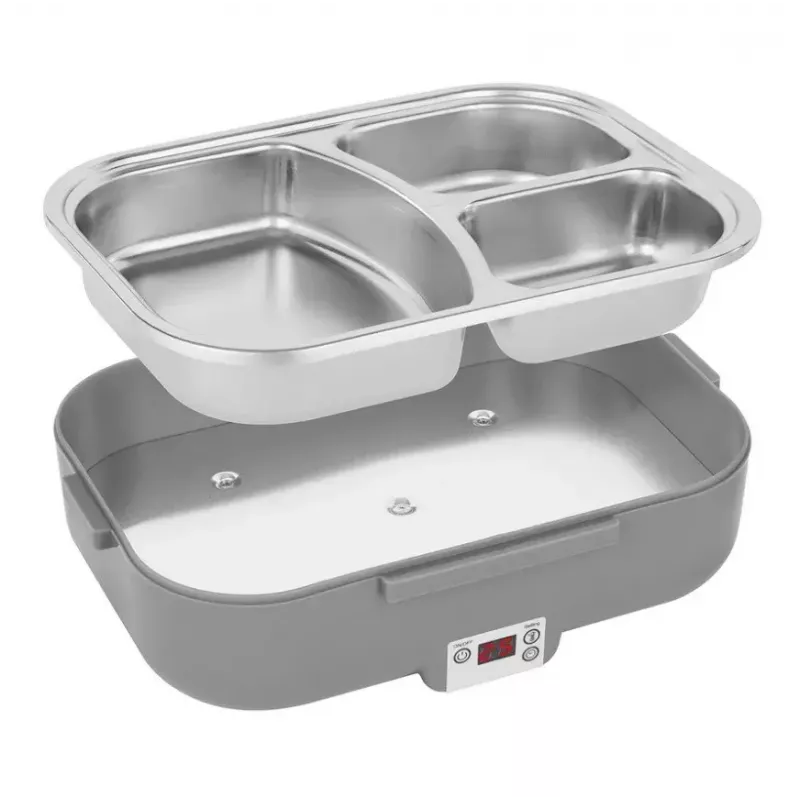 Noveen LB640 Electric Lunch Box, Dark Grey