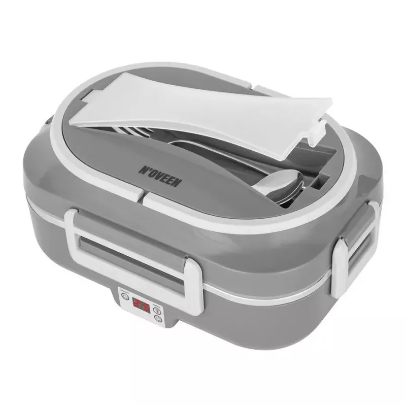 Noveen LB640 Electric Lunch Box, Dark Grey