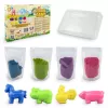Children's kinetic sand Tuban DYNAMIC SAND SET – FARM Multicolour