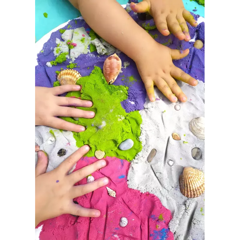 Children's kinetic sand Tuban DYNAMIC SAND SET – FARM Multicolour