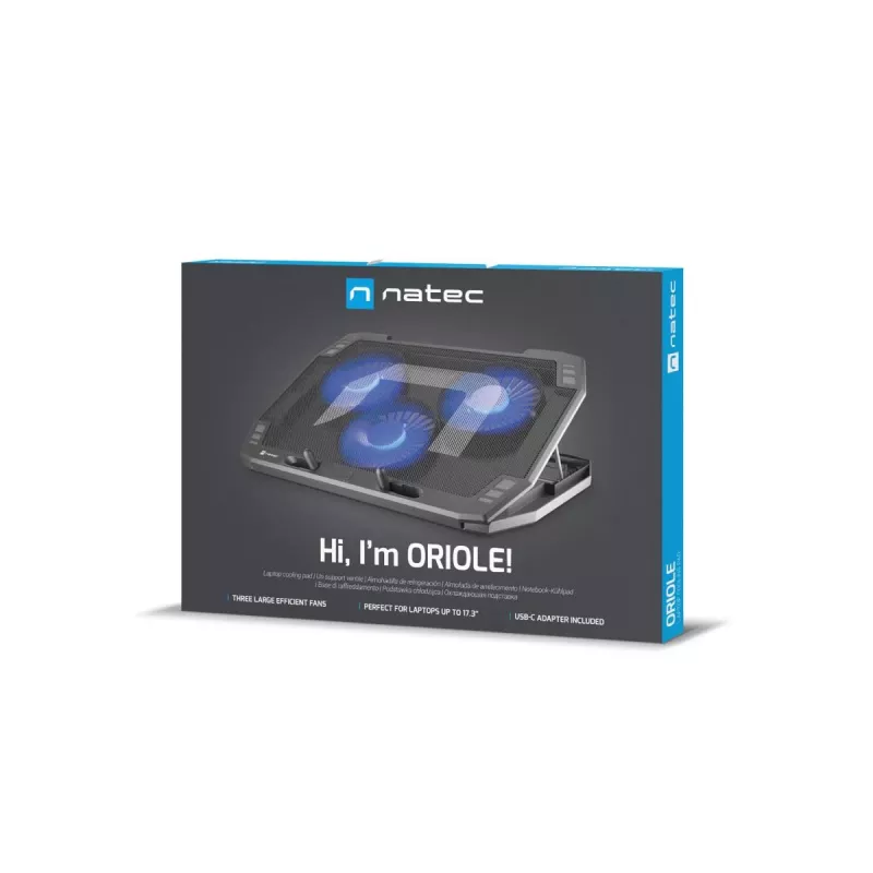 NATEC Laptop Cooler Cooling Pad Natec Oriole 1