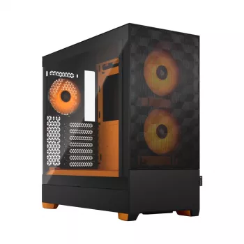 FRACTAL DESIGN Fractal Design Pop Air RGB Orange Core Tg Clear Tint