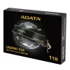SSD M.2 1 TB ADATA LEGEND 960 PCIe 4.0 NVMe, 7400/6000 MB/s, 3D NAND, SMI SM2264, HW encryption, heatsink