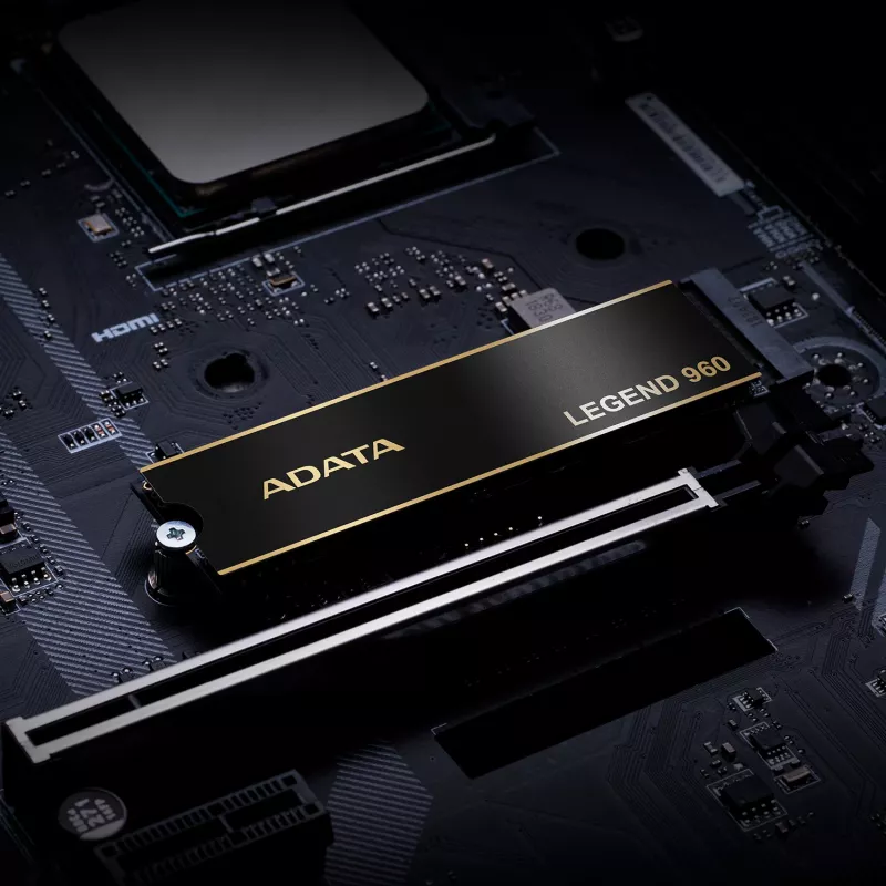 SSD M.2 1 TB ADATA LEGEND 960 PCIe 4.0 NVMe, 7400/6000 MB/s, 3D NAND, SMI SM2264, HW encryption, heatsink