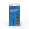 USB-C hub SAVIO AK-57 with 3× USB-A, RJ-45 Gigabit Ethernet (5000 Mbit/s), aluminium grey