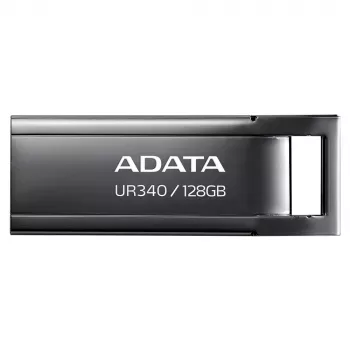 USB flash drive ADATA UR340 128 GB USB Type-A 3.2 Gen 2, metal housing, black