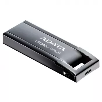 USB flash drive ADATA UR340 128 GB USB Type-A 3.2 Gen 2, metal housing, black