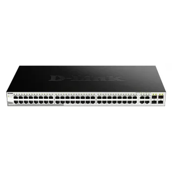 Managed L2 Gigabit Ethernet Switch D-Link DGS-1210-52, 48 Ports, 1U