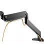 DIGITUS Single Gas Spring Monitor Desk Mount 35in, 15 kg max. black