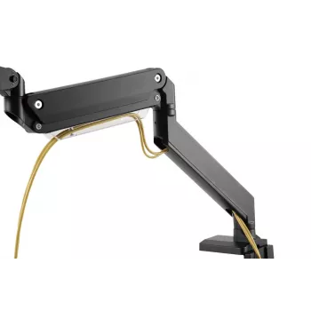 DIGITUS Single Gas Spring Monitor Desk Mount 35in, 15 kg max. black