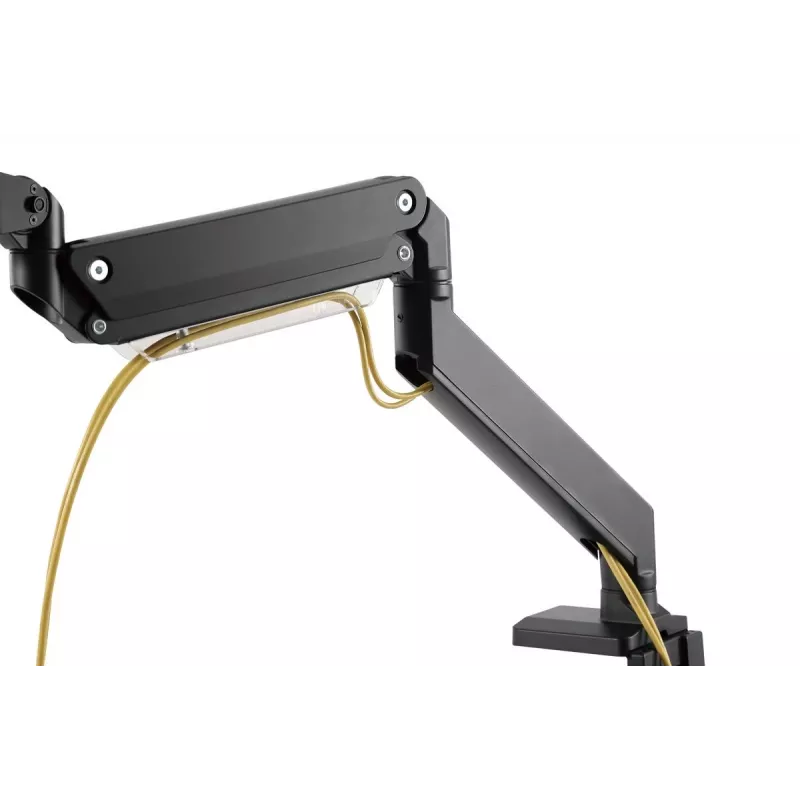 DIGITUS Single Gas Spring Monitor Desk Mount 35in, 15 kg max. black