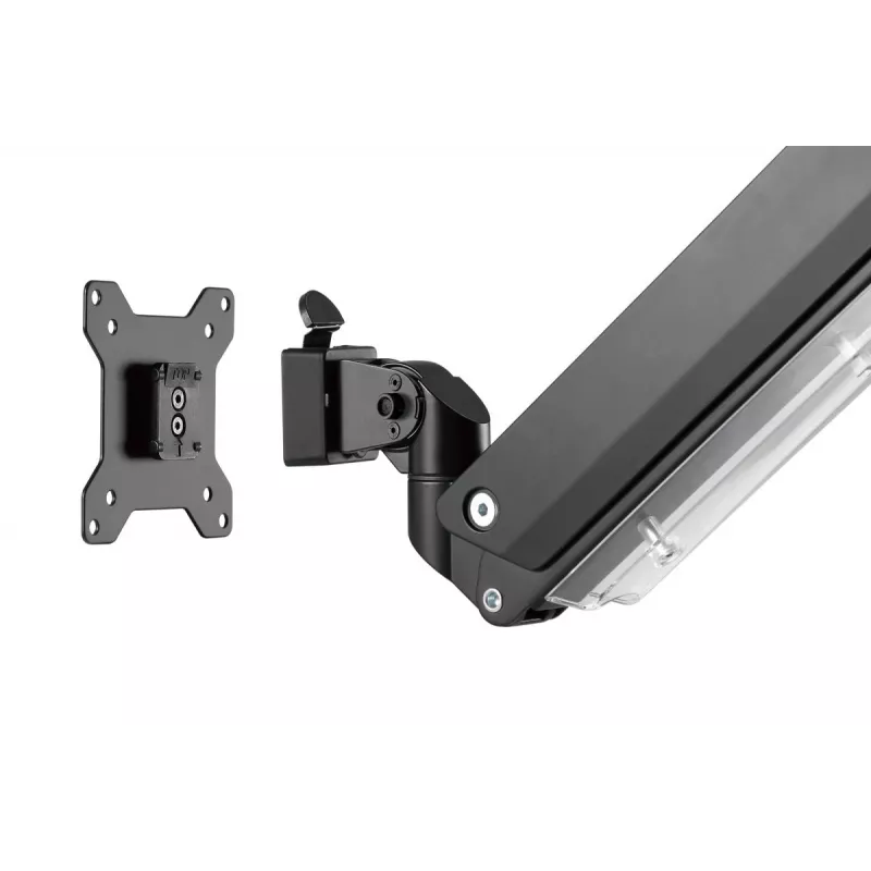 DIGITUS Single Gas Spring Monitor Desk Mount 35in, 15 kg max. black