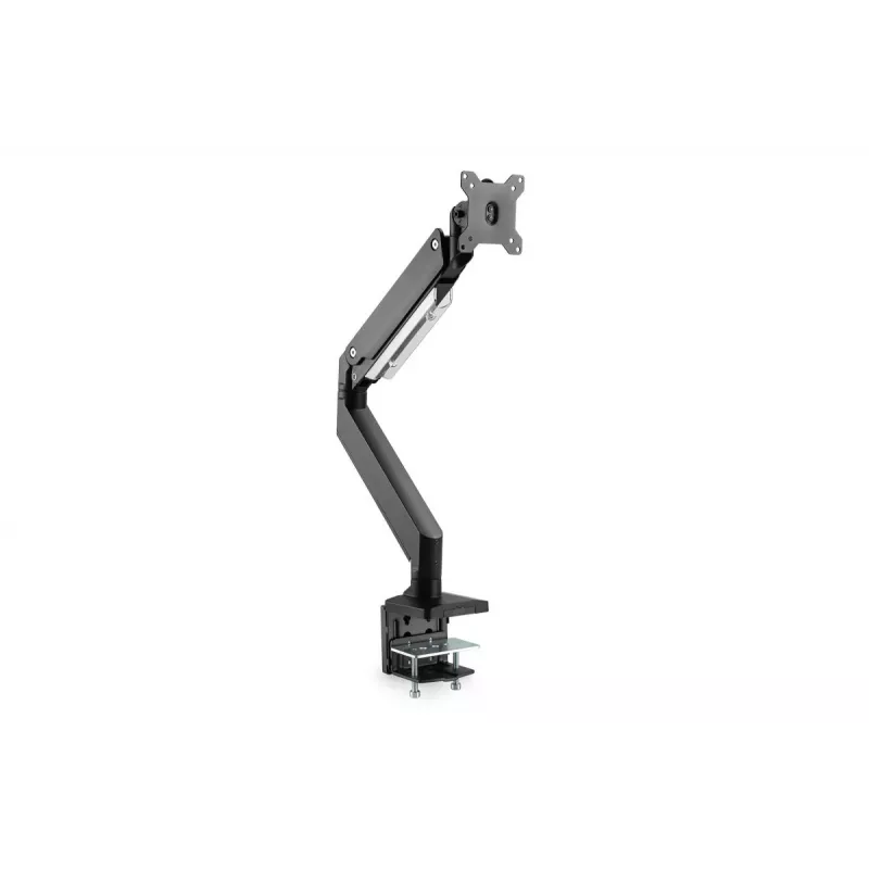 DIGITUS Single Gas Spring Monitor Desk Mount 35in, 15 kg max. black