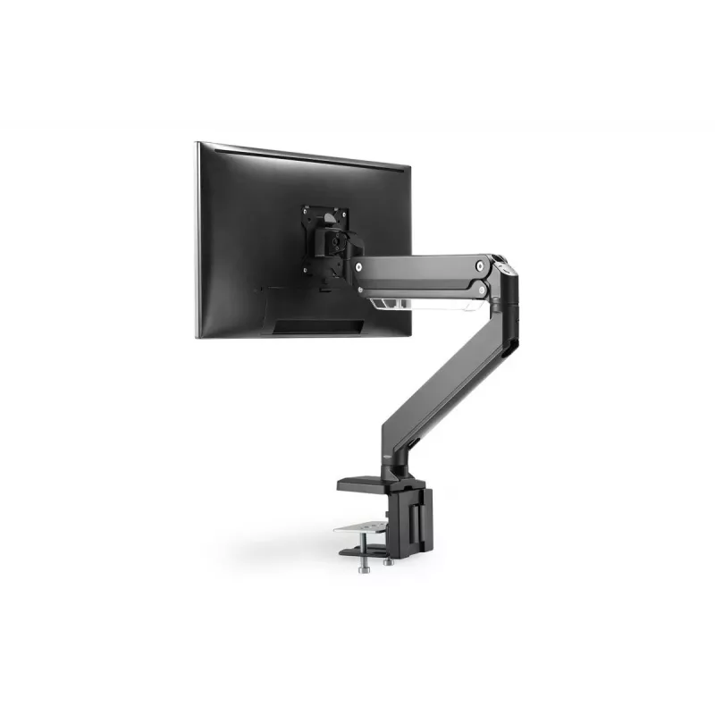 DIGITUS Single Gas Spring Monitor Desk Mount 35in, 15 kg max. black