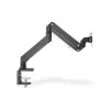 DIGITUS Single Gas Spring Monitor Desk Mount 35in, 15 kg max. black