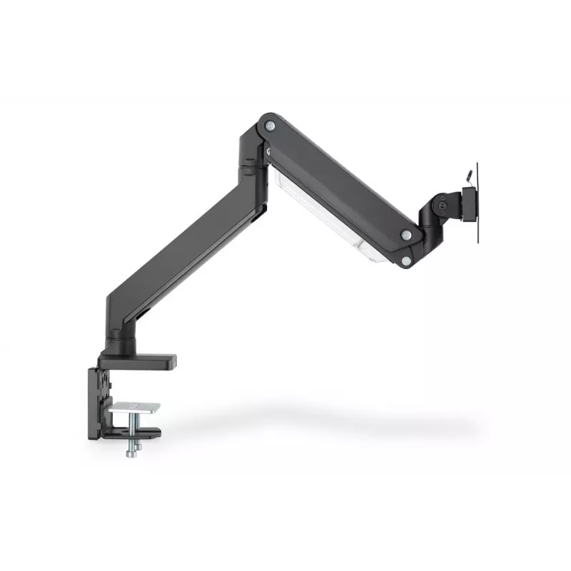 DIGITUS Single Gas Spring Monitor Desk Mount 35in, 15 kg max. black