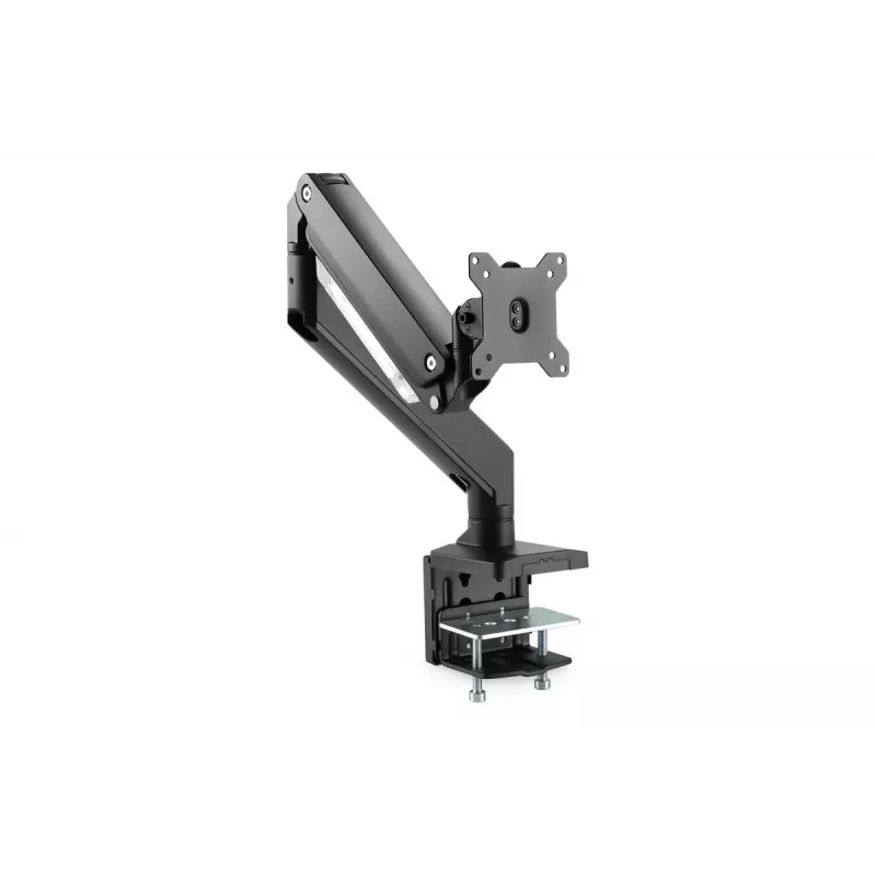 DIGITUS Single Gas Spring Monitor Desk Mount 35in, 15 kg max. black