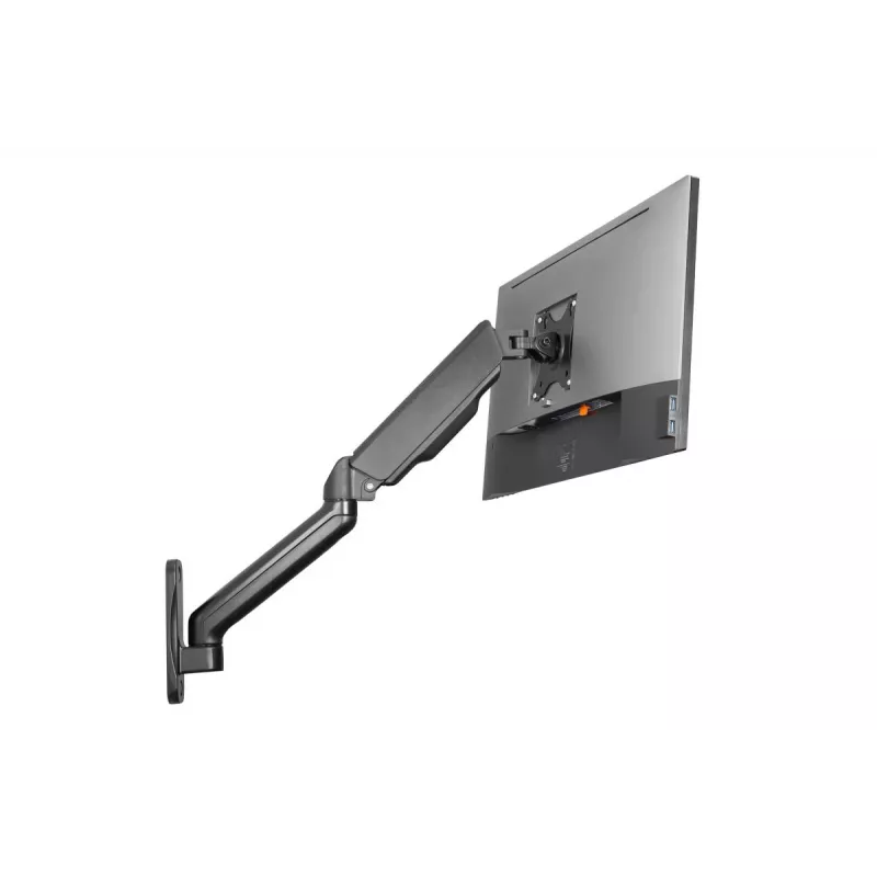 DIGITUS Single Gas Spring Monitor Wall Mount 32in 9kg max black