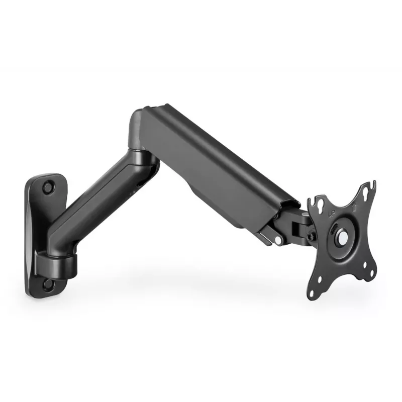 DIGITUS Single Gas Spring Monitor Wall Mount 32in 9kg max black