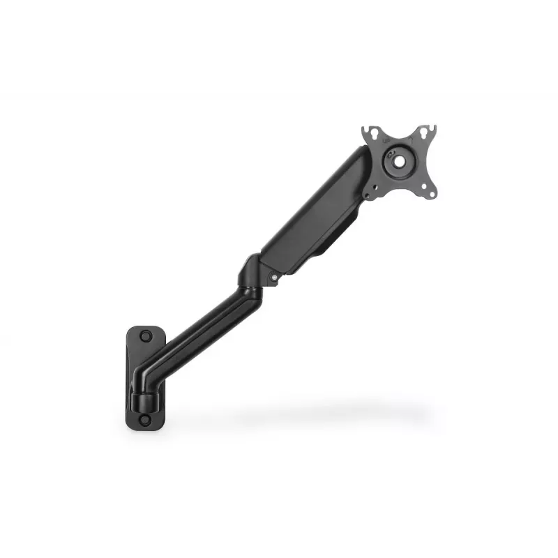 DIGITUS Single Gas Spring Monitor Wall Mount 32in 9kg max black