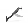 DIGITUS Single Gas Spring Monitor Wall Mount 32in 9kg max black