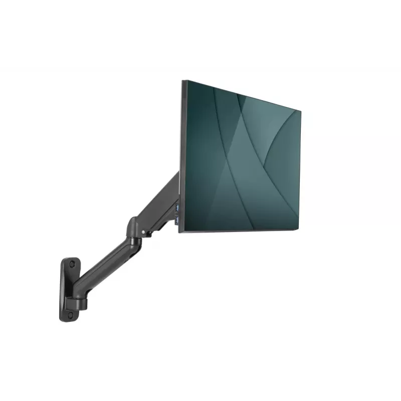 DIGITUS Single Gas Spring Monitor Wall Mount 32in 9kg max black