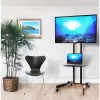 Techly ICA-TR23 Mobile TV Stand/Trolley, 32-70 inch, 40 kg, with Shelf