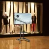 Techly ICA-TR23 Mobile TV Stand/Trolley, 32-70 inch, 40 kg, with Shelf