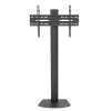 Floor TV mount TECHLY ICA-TR27 for 32–55 inch (81.3–139.7 cm), VESA 100x100–600x400, tilt -15–0°, max load 40 kg, black