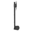 Floor TV mount TECHLY ICA-TR27 for 32–55 inch (81.3–139.7 cm), VESA 100x100–600x400, tilt -15–0°, max load 40 kg, black