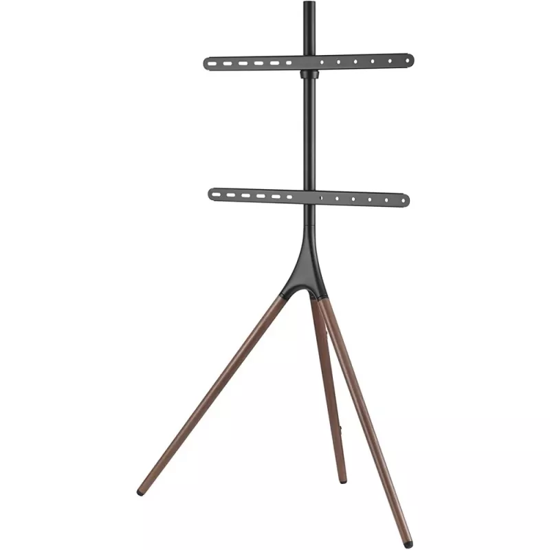Floor TV mount TECHLY ICA-TR18SAM for 45 inch–65 inch (114.3–165.1 cm), VESA 200x200–600x400, capacity 32 kg, walnut