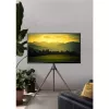 Floor TV mount TECHLY ICA-TR18SAM for 45 inch–65 inch (114.3–165.1 cm), VESA 200x200–600x400, capacity 32 kg, walnut