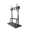 Portable floor stand TECHLY Signage Display Mount ICA-TR31 for 55 inch–120 inch screens, VESA 1200x600, max load 150 kg, black