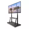 Portable floor stand TECHLY Signage Display Mount ICA-TR31 for 55 inch–120 inch screens, VESA 1200x600, max load 150 kg, black