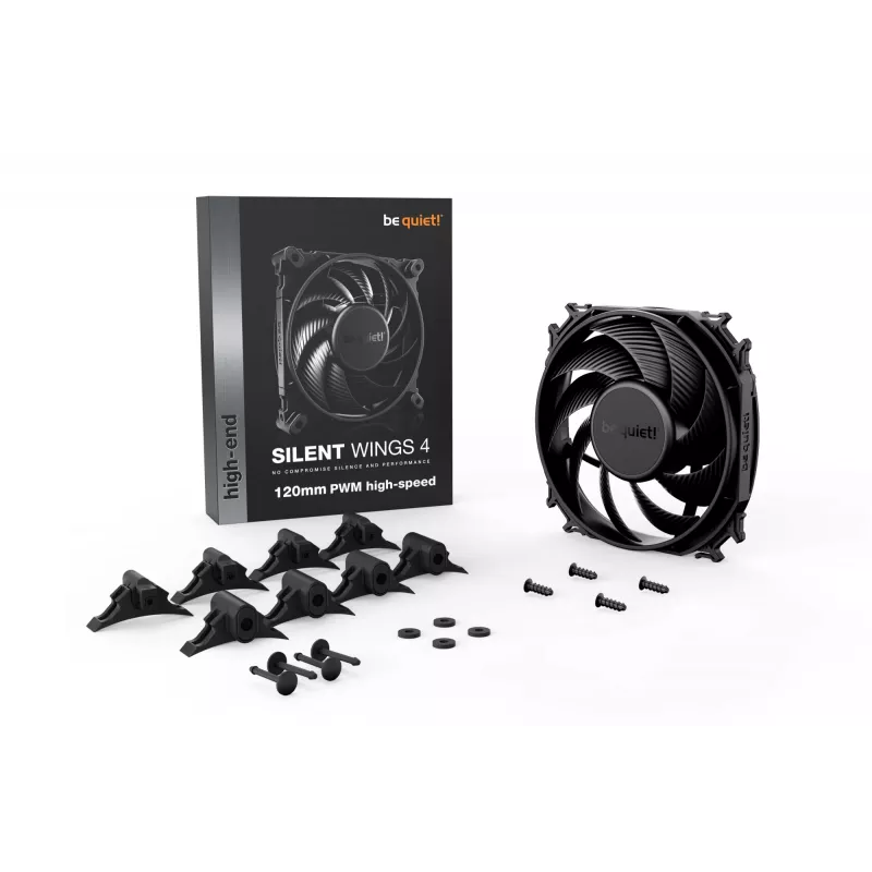 be quiet SILENT WINGS 4 | 120mm PWM high-speed Computer case Fan 12 cm Black 1 pc(s)