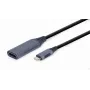 Video cable adapter GEMBIRD USB Type-C to HDMI A-USB3C-HDMI-01, 0.15 m, grey