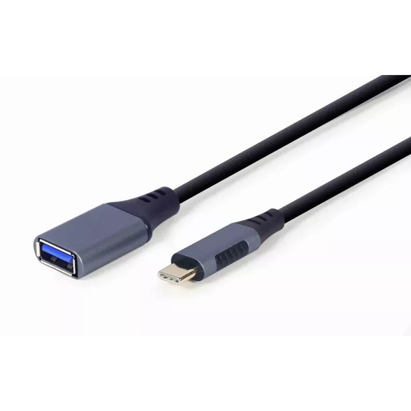 GEMBIRD USB 3.0 OTG Type-C to USB Type-A Cable (CM/AF), Space Grey