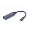 GEMBIRD USB Type-C to VGA Display Adapter, 15cm, Space Grey
