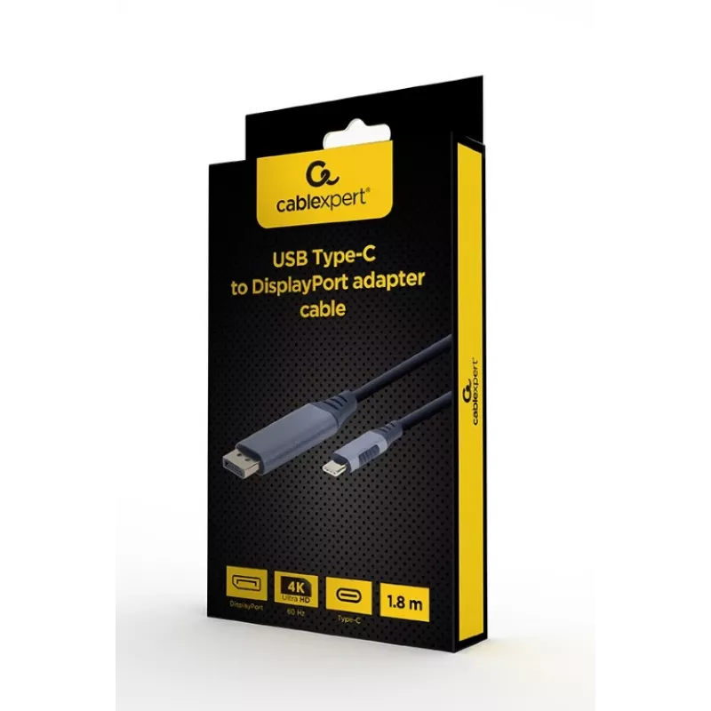 Gembird CC-USB3C-DPF-01-6 video cable adapter 1.8 m USB Type-C DisplayPort