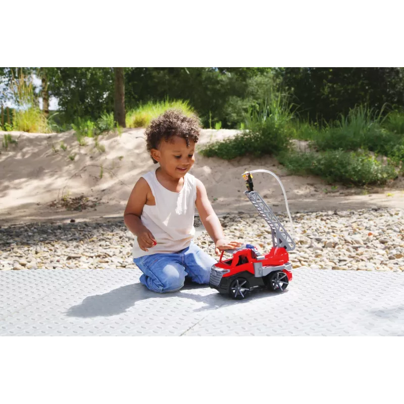 Lena TRUXX SM04535, Fire truck, 2 yr(s), Rubber, Steel, Grey, Red