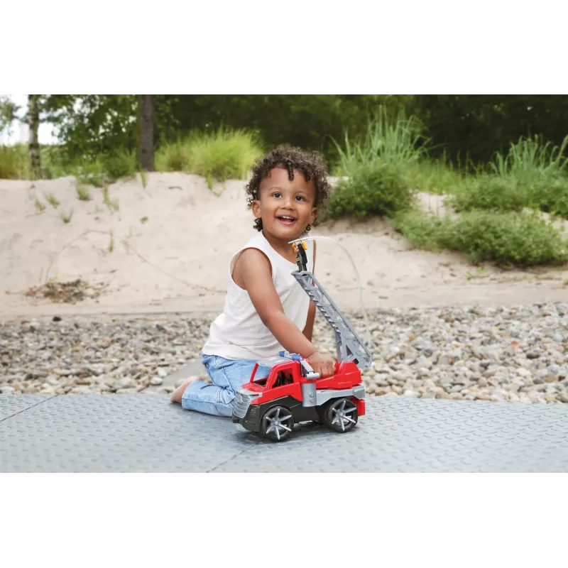 Lena TRUXX SM04535, Fire truck, 2 yr(s), Rubber, Steel, Grey, Red