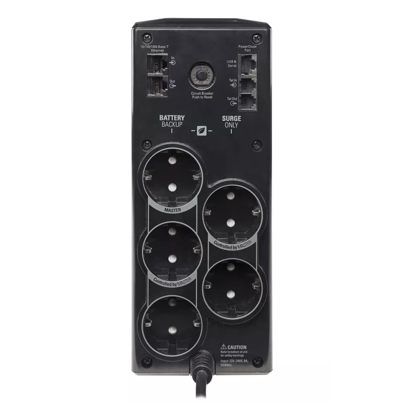 APC Back-UPS PRO BR900G-GR - 900VA, 5x Schuko socket, USB, Line-Interactive, 0.9 kVA, 540 W, 156 V, 300 V, 50/60 Hz